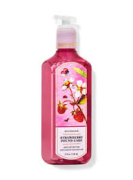 Picture of Strawberry Pound Cake Bath and Body Works gel hand soap